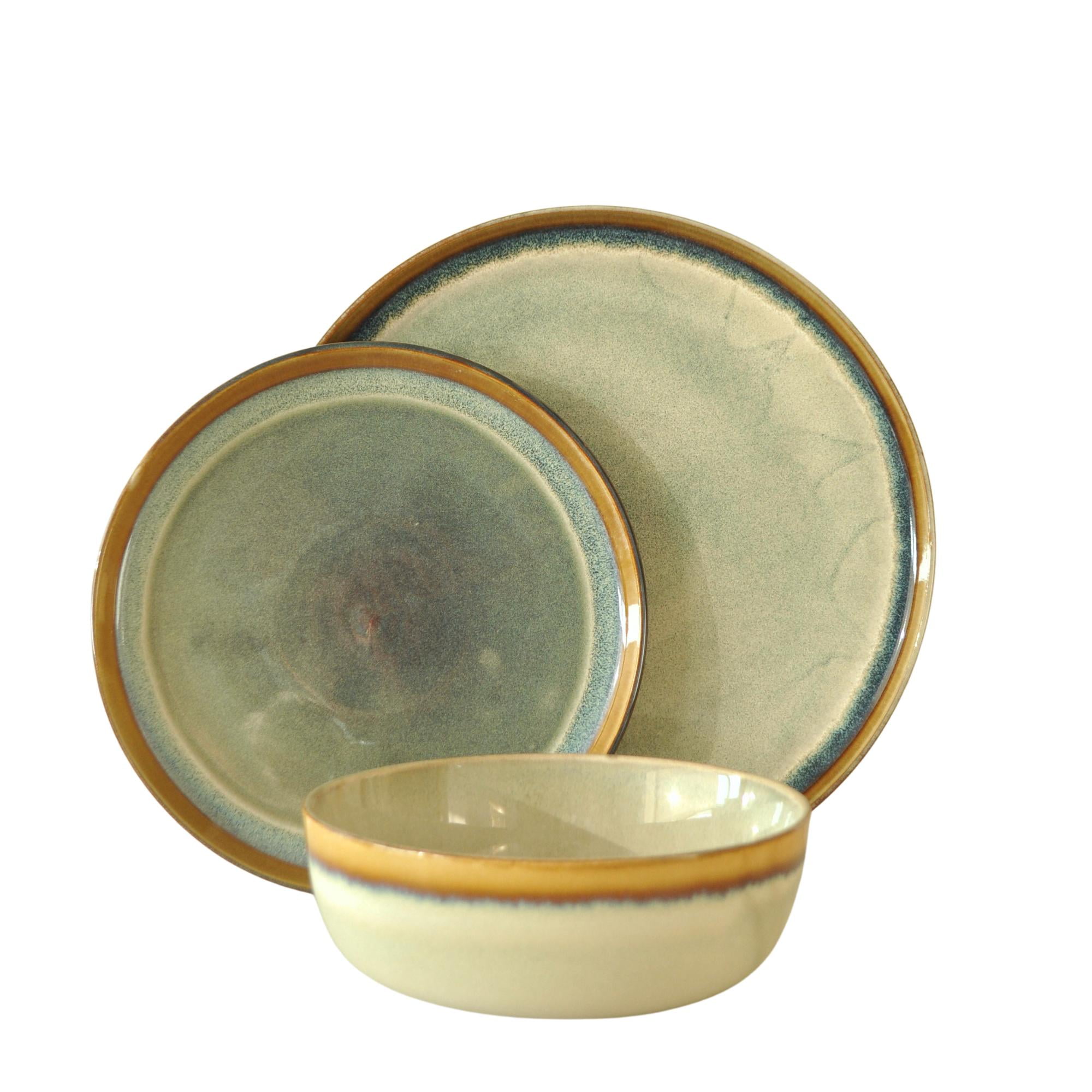 Decoexpress - Juego De Loza 18 Piezas Vajilla Cerámica Lisboa