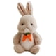 thumbnail image 2 of Muñeco de conejo de peluche Cojines de Bufanda de zanahoria Favores de fiesta de Pascua Animales de peluche Juguetes blandos Juguete de , beige, 2 of 5