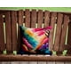 thumbnail image 2 of Almohada Decorativa Con Azaleas Coloridas 14x14, 2 of 6