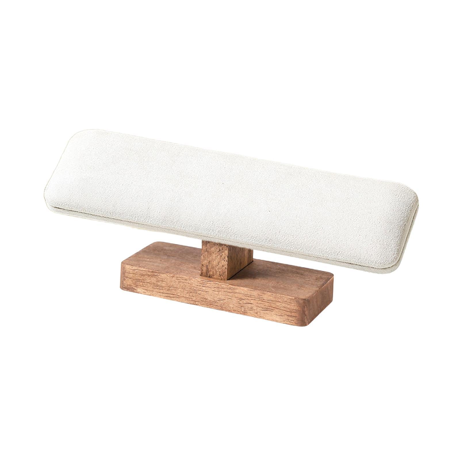 Magideal - Soporte De Exhibición De Pulsera, Organizador De Almacenamiento De Joyas, Soporte De Joyería Elegante, Soporte De Exhibición De Joyería Para Tiendas M Beige