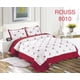 thumbnail image 1 of Cobertor de verano tipo quilt tamaño 2 Plazas Rojo y Blanco, 1 of 1