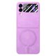thumbnail image 1 of Magnetic Slim Case for Samsung Galaxy Z Flip 4 with Camera Guard & Anti-Scratch Back Purple, 1 of 6
