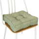 thumbnail image 1 of Xiao Hua Cojín de Silla de Algodón y Lino Verde -1 Pieza, Cojín de Asiento Cuadrado Sólido de 15.75 X 15.75 X 3.54 Pulgadas, Cojín de Silla de Oficina con Relleno de Algodón, Decoración Minimalista, 1 of 4