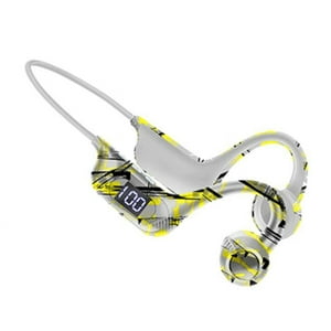 Crusec - Audífonos Manos Libres Flexible Deportes Bluetooth - Amarillos