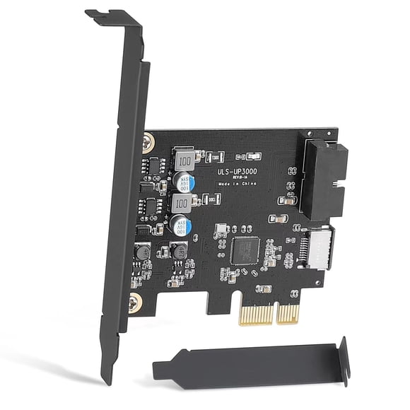 Cabezal Pcie X1 A Usb 3 0 De 19 Pines Y Tarjeta Tipo E (clave A)