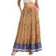 thumbnail image 1 of INSPIRE CHIC Faldas Boho para Mujer Estampado Floral Primavera Verano Cintura Elástica Faldas Maxi Casual XS Amarillo, 1 of 5