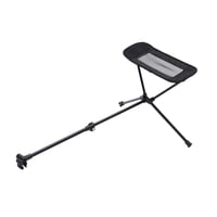 Magideal - Reposapiés Universal Para Silla Reclinable Plegable Con Malla Transpirable Y Aleación De Aluminio Fácil De Transportar Adecuado Para Excursiones Y Us Negro