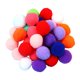 thumbnail image 3 of Bolas De Pompones Multicolores, Material De Bricolaje Para Niños, Juguetes Artesanales Para Gatos, Manualidades, Diámetro De 3cm, 40 Uds., 3 of 5