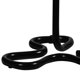 thumbnail image 2 of Lámpara de mesa Benzara de metal con base de trébol abierta, color negro, 120 V, 2 of 5