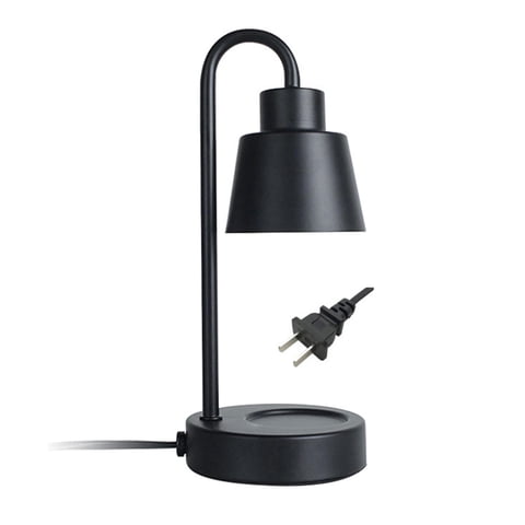 Bothyi - Lámpara Calentadora De Velas Lámpara De Luz Nocturna Junto A La Cama Spa Para Inauguración De La Casa Negro