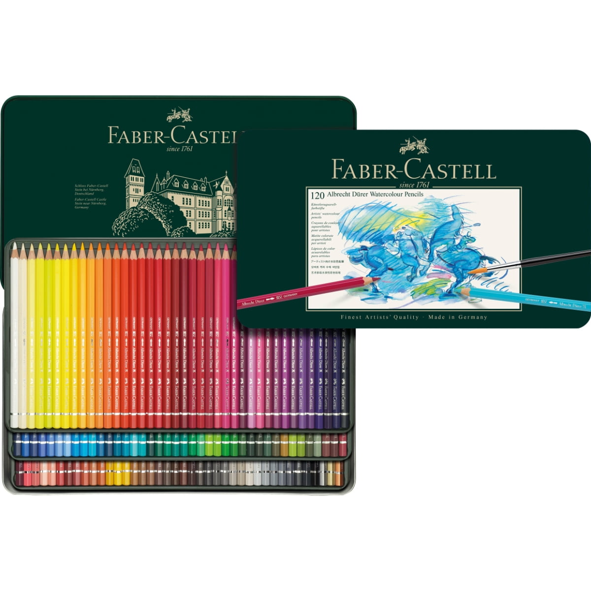 Faber Castell - Lápices Colores Acuarelables A.dürer Faber-castell X120