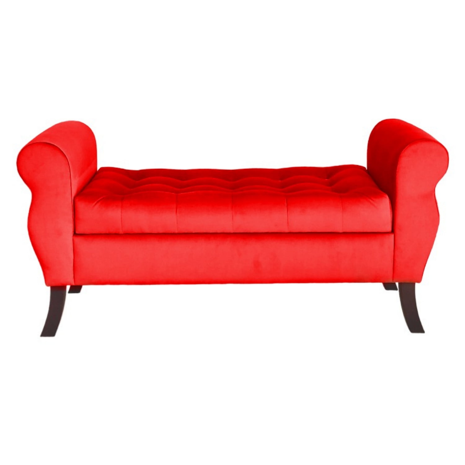 Tapiceria Moderna - Banqueta Baul Diva Color Rojo