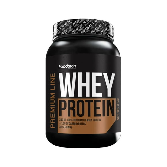 Whey Protein Premium Line 2 lbs Premium Chocolate Flavor - Foodtech