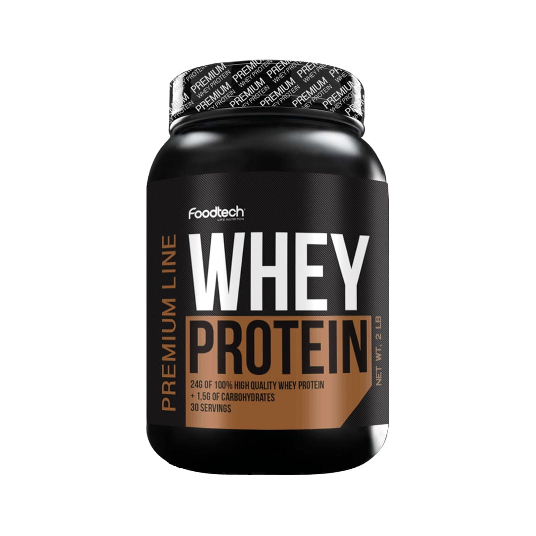 Whey Protein Premium Line 2 Lbs Premium Chocolate Flavor - Foodtech