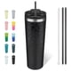 thumbnail image 1 of Vaso térmico BJPKPK de 887 ml de acero inoxidable negro, 1 of 6