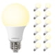 thumbnail image 1 of Paquete de 12 bombillas LED DEGNJU A19, 8,5 W, 800 lúmenes, 2700 K, E26, 1 of 8
