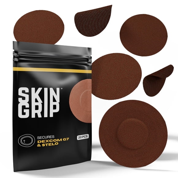 Parches adhesivos Skin Grip compatibles con Dexcom G7 y Stelo CGM