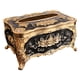 thumbnail image 5 of Caja De Pa?uelos Decorativa Estilo Europeo Acrílico Rústico Para Bares De Hotel Oro Negro, 5 of 5