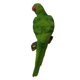 thumbnail image 3 of Loro realista resina animal adorno animal colgando 35cm verde, 3 of 5