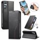 thumbnail image 3 of Funda tipo cartera para Samsung Galaxy A54 de piel con cierre magnético, ranuras para tarjetas y correa para la muñeca Negro, 3 of 6