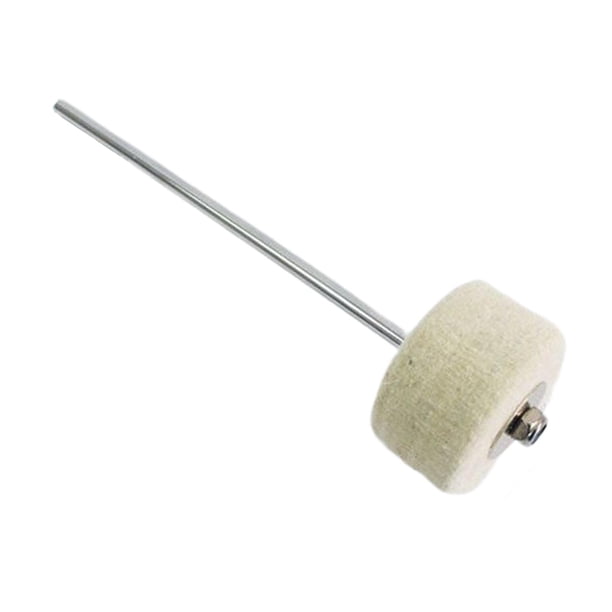 Mazo batidor de pedal de tambor, mazo de pedal de bombo, mazo batidor de pedal de tambor duradero, accesorios de instrumentos de percusión de repuesto Sintió