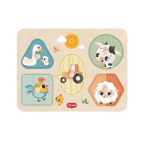 Mi Primer Puzzle Farmers Fun Day Tiny Love