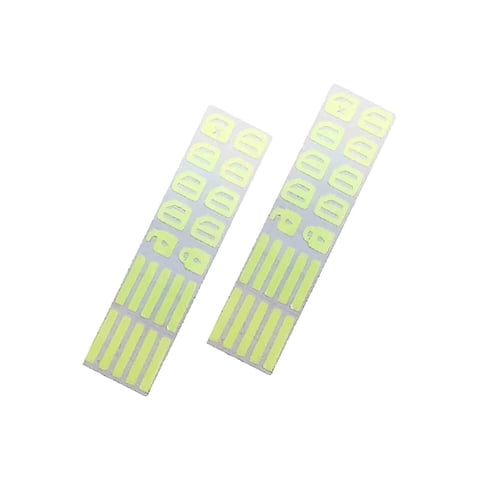 Magideal - 2 Piezas De Pegatinas Luminosas Para Interruptor De Control De Ventana De Coche, Calcomanías Brillantes Nocturnas Para Coche, Fácil Instalación, Calco Verde