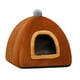 thumbnail image 1 of Camas para gatos de interior, cama lavable, cueva acogedora, tienda de campaña 2 en 1, sofá con cojín, camas y muebles para gatos, para mascotas pequeñas y medianas., 1 of 5