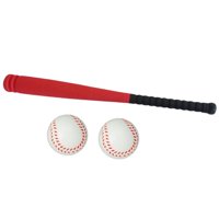 Magideal - Bates De Béisbol De Béisbol Para Niños Bating Habilidades De Bateo De Juguetes Mini Bolas De Béisbol Suave De Béisbol Juego De Bateo Para Niños Para A Rojo 54Cm