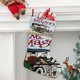 thumbnail image 2 of Sr. Magoo Tema: Calcetines de Navidad, fino lino blanco para colgar en escaleras y chimenea, decoración navideña para el hogar, regalo de Navidad.54cm×38cm, 2 of 5