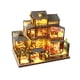 thumbnail image 4 of Kits De Casas De Muñecas Casas De Muñecas En Miniatura Con Muebles De Madera Para Niños Y Niñas, 4 of 5