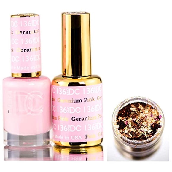 Set de esmaltes de uñas DAISY DND DC Pinks Geranium Pink (136)