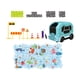 thumbnail image 2 of Rompecabezas De Vagones De Ferrocarril, Juguetes De Construcción De Tableros, Juego De Coches De Pista De Rompecabezas Con Vehículos, Tema Marino De 8 Uds., 2 of 5