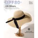 thumbnail image 2 of Sombrero de paja para mujer Sun Hat FURTALK, ala ancha, UPF 80+, 2 of 9