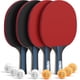 thumbnail image 1 of Set de palas de tenis de mesa Glymnis Ping Pong con 8 pelotas y funda, 1 of 3