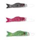 thumbnail image 5 of 3 Uds Banderas Japonesas De Carpa Con Manga De Viento Koi Nobori Rosa 55cm Verde 55cm Negro 70cm, 5 of 5