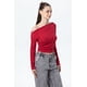 thumbnail image 2 of Polera Mujer Asimétrica Hombro Rojo, 2 of 4