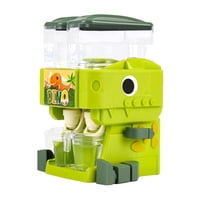 Magideal - Mini Dispensador De Agua Para Niños, Tanques De Agua Duales, Juguete De Cocina En Miniatura De Escritorio, Verde