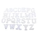 thumbnail image 4 of 26 Piezas De Parches De Alfabeto Inglés Coser En Apliques De Letras Para Jeans Perla, 4 of 4