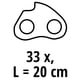 thumbnail image 2 of Cadena para Motosierra 20cms Fortexxa 18/20 - Einhell, 2 of 3