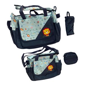 Magideal - De Bolsa De Pañales Con Correa Ajustable Para El Hombro, Para El Hombro, Gran Capacidad, Cambiador De Pañales, Bolsa De Mano Para , Azul Azul Oscuro