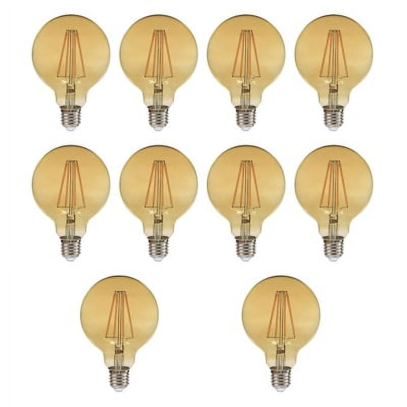 Hb Led - Pack 10 Ampolleta Led E-27 Filamento 4w G80
