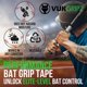 thumbnail image 4 of Cinta de agarre para bate VukGripz Pulse White reutilizable, 4 of 8