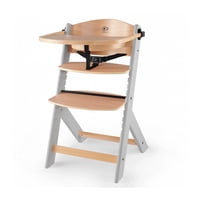 Kinderkraft - Silla De Comer Enock Gris Wooden