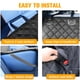 thumbnail image 4 of Fundas de asiento de coche para perros PETICON impermeables para camión Ford F150, 4 of 8