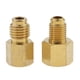thumbnail image 2 of 2pcs Latón 1/2 '' ACME Y 1/4 SAE Adaptador De Tanque De Refrigeración De Aire Acondicionado, 2 of 5
