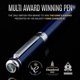 thumbnail image 2 of Pluma Rollerball Scriveiner Azul Medianoche con Acabado Cromado, 2 of 9