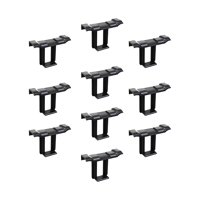 Magideal - 10 Uds Clips De Drenaje De Panel Solar Panel Fotovoltaico Guía De Agua Clips De Plástico Eliminación , 40Mm