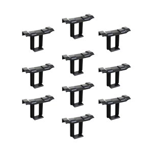 Magideal - 10 Uds Clips De Drenaje De Panel Solar Panel Fotovoltaico Guía De Agua Clips De Plástico Eliminación , 40Mm