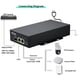 thumbnail image 3 of Inyector PoE PROCET PT-PSE107GRO-S Gigabit de 60 W con fibra SFP, 3 of 7